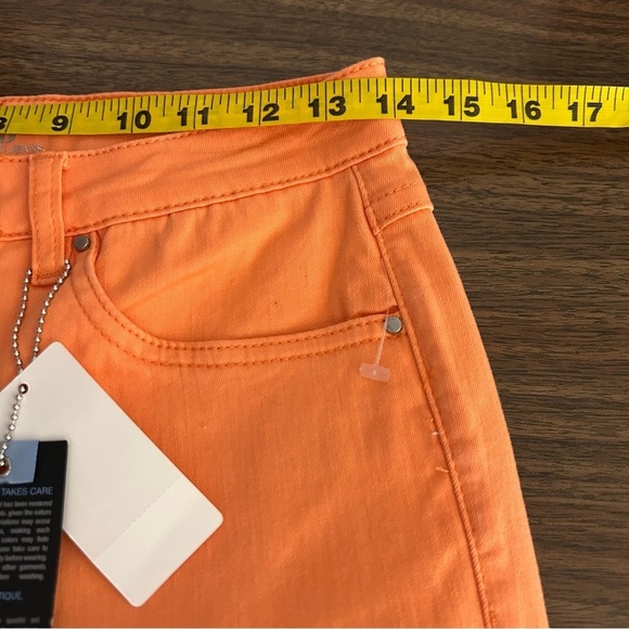 NWT Olivia FDJ jeans mid rise ankle raw hemmed 4 - Picture 12 of 15